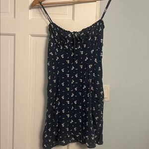 La Hearts Blue Floral Dress